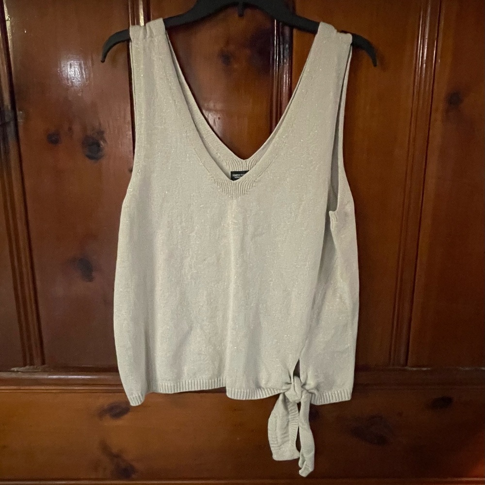 Knit Sleeveless Top Simply Vera Size L